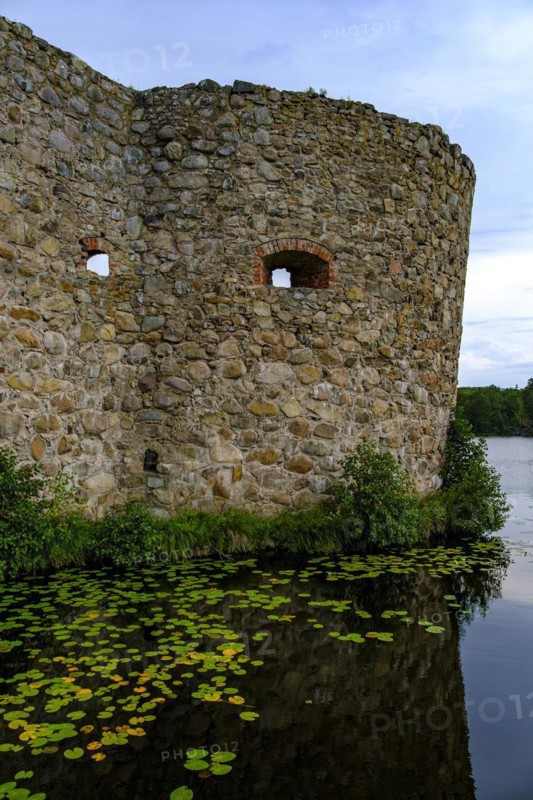 Kronoberg Castle Ruins (Kronobergs slottsruin), Växjö, Smaland, Kronobergs län, Sweden, Europe