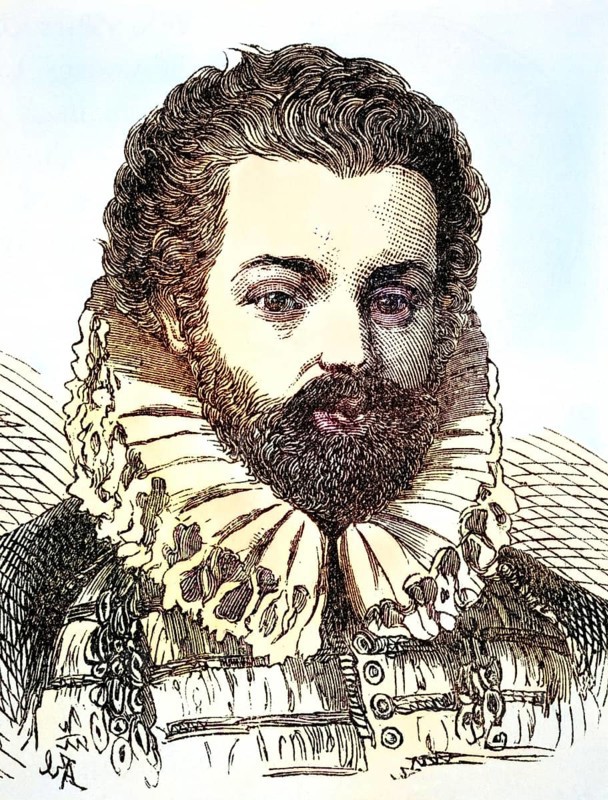 Christopher Hatton (born 12 December 1540 in Holdenby, died 20 November 1591 in Ely Place) was an English politician, Lord Chancellor and favourite of Queen Elizabeth I., Historical, digitally restored reproduction from a 19th century original, Record date not stated