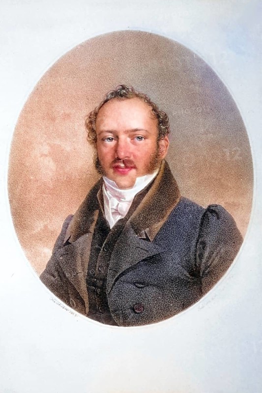 Karl Emanuel Liebenberg (1796-1856), Austrian industrialist and philanthropist, Historical, digitally restored reproduction from a 19th century original, Record date not stated