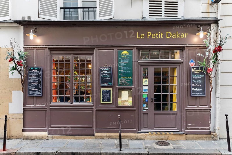Restaurant Le Petit Dakar, Marais, Paris, Ile de France, France, Paris, Ville de Paris, France, Europe
