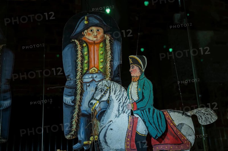 The puppet theatre collection of the Staatliche Kunstsammlungen Dresden (SKD), one of the largest of its kind in the world, will open its doors at its new location on 7 September: the power plant Mitte will not only house 12, 000 marionettes, hand puppets and other theatre figures on an area of around 2, 600 square metres, but also entire stages and the extensive archive, a total of over 100, 000 objects, will find an appropriate place. In future, there will be two exhibitions that can be visited independently of each other: The permanent basic exhibition presents highlights from the collection such as marionettes developed at the Weimar Bauhaus and the Hohnsteiner Kasper, the ancestor of many modern German hand puppet puppets. Napoleon, by Max Kressig, horse and rider, presumed by Otto Weste, puppet theatre collection at the new location in power plant Mitte, Dresden, Saxony, Germany, Europe