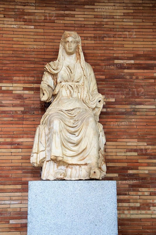 Ceres, goddess of agriculture, Museo Nacional de Arte Romano, national museum of Roman art, Merida, Extremadura, Spain, Europe