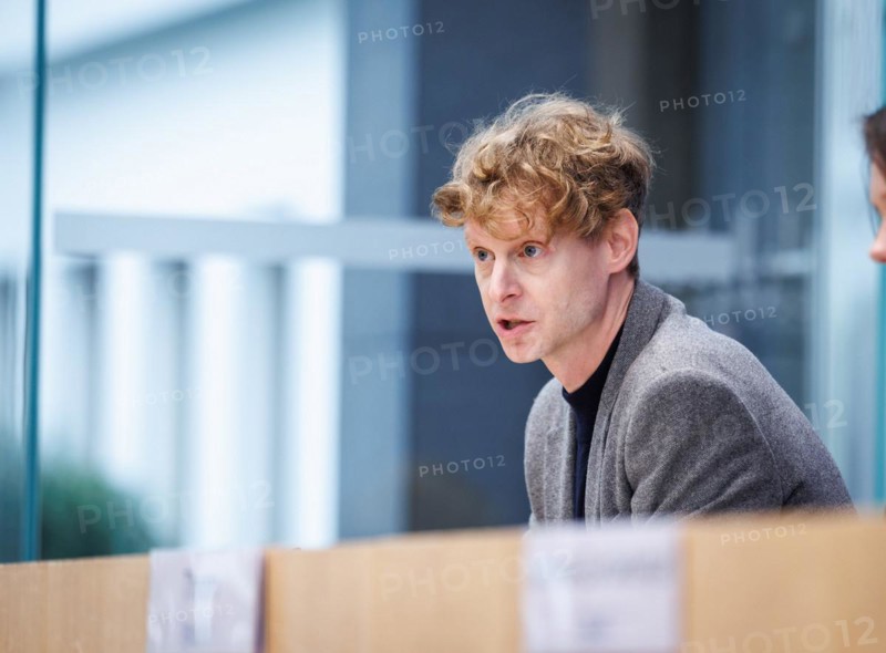 Michael Hauck, press spokesman for the Federal Ministry of Food and Agriculture, recorded during a government press conference in Berlin, 12 April 2024