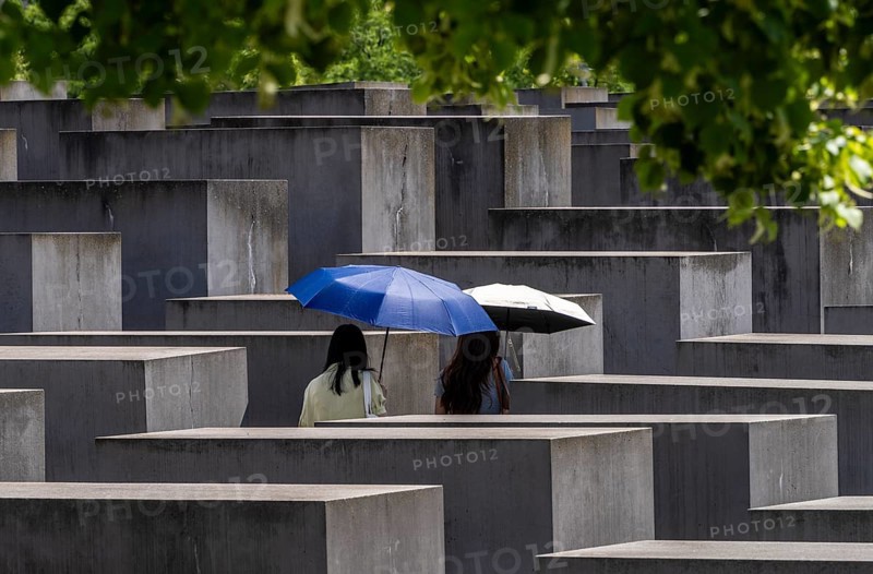 Holocaust Memorial at the Brandenburg Tor, Berlin, Germany, Europe