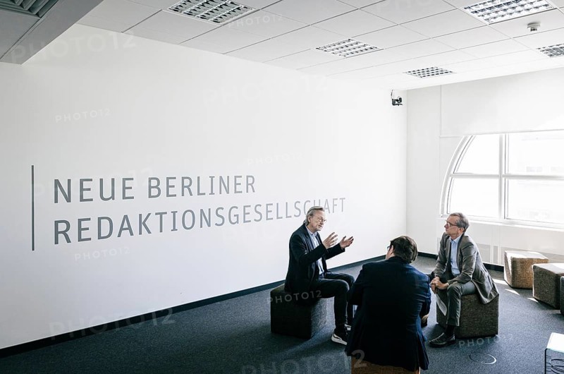 Peter Brandt, recorded during an interview at the NBR office in Berlin. 09.05.2022