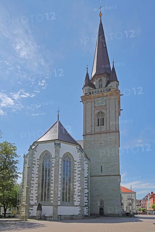 Late Gothic Minster of Our Lady, Radolfzell, Untersee, Lake Constance, Lake Constance region, Hegau, Baden-Württemberg, Germany, Europe