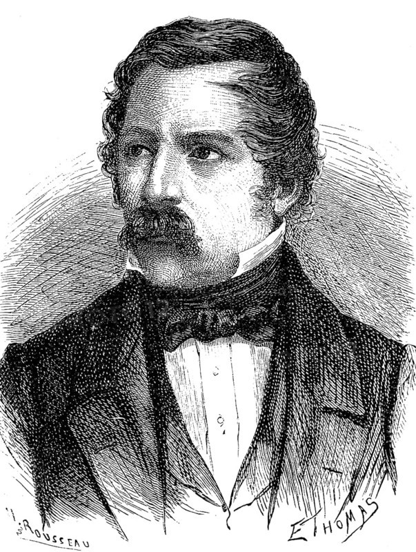 Carl August von Steinheil, 12 October 1801, 12 September 1870, was a German physicist, astronomer, optician and entrepreneur, Historical, digital reproduction of an original from the 19th century
