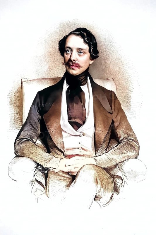 Carl Freiherr von Schönstein (born 27 June 1796 in Ofen, Hungary, died 19 July 1876 Aussee, Styria) was an imperial and royal civil servant and song singer. Official and Lieder singer, Historical, digitally restored reproduction from a 19th century original, Record date not stated, Europe