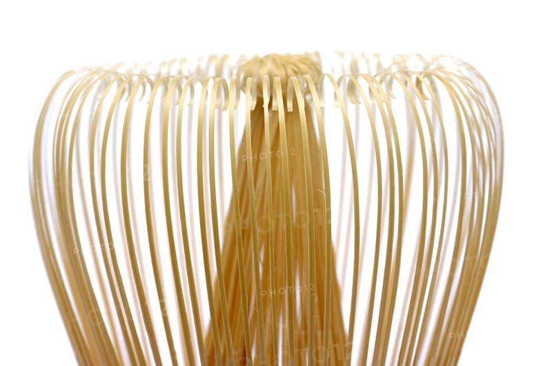 Tea whisk, Chasen, a bamboo stirrer for preparing Japanese teas such as Matcha, with 60 to 130 bristles, for the traditional frothing of Matcha tea in the traditional Japanese tea ceremony