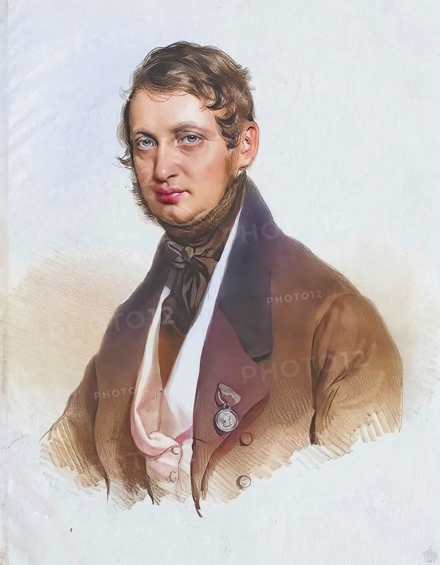 Franz Leibenfrost (entrepreneur) (1790-1851), Austrian wine merchant, innkeeper and philanthropist, Historical, digitally restored reproduction from a 19th century original, Record date not stated