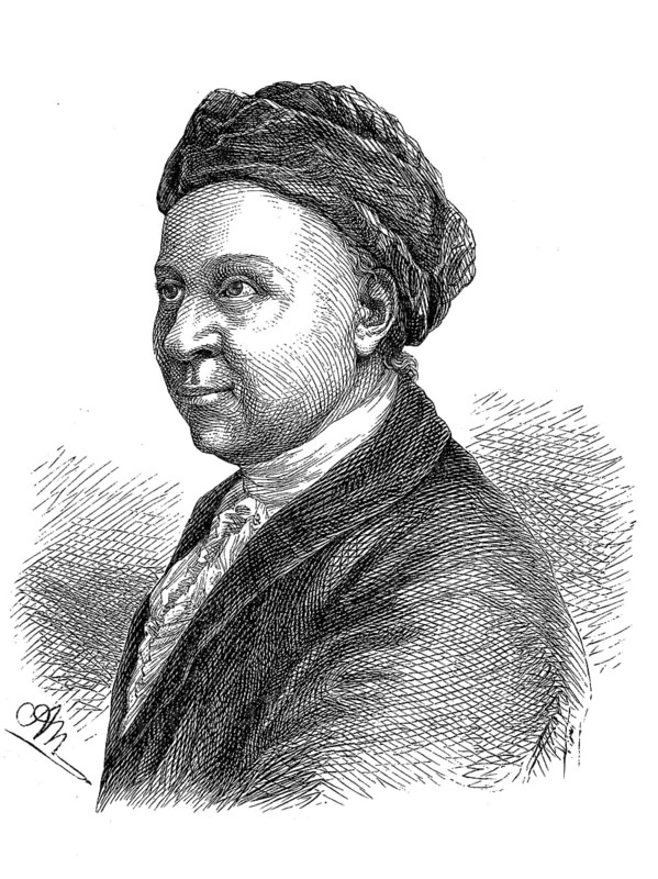 Johann Adam Hiller, until 1763 Hueller, 25 December 1728, 16 June 1804, a German composer, music writer and bandmaster, Historical, digital reproduction of an original 19th century masterpiece