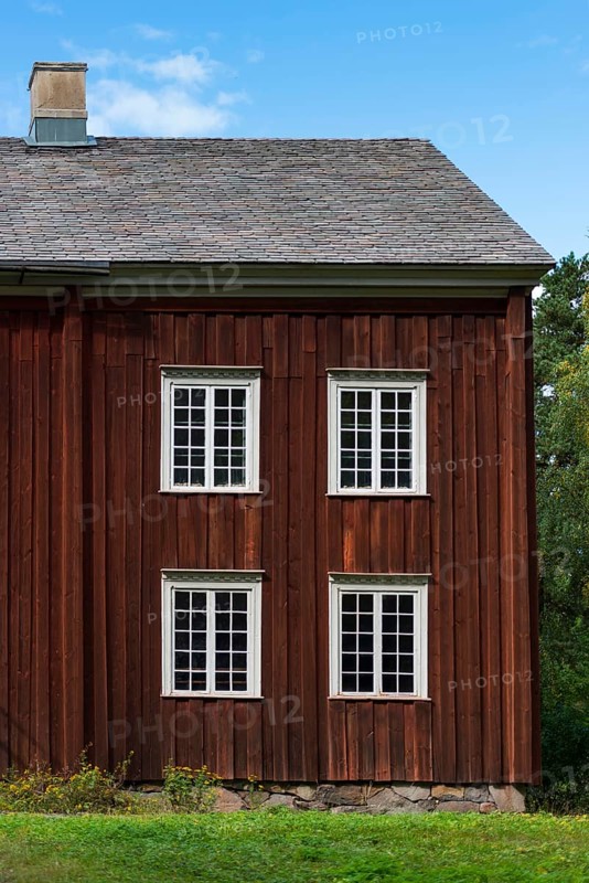 Old farmhouse, window, historic, old, old, mullioned window, lovely, rural, historical, country life, facade, farm, journey, holiday, tradition, traditional, architecture, building, history, cultural monument, wooden house, typical, Nordic red, Swedish, Scandinavian, farm, farmhouse, Scandinavia, Sweden, Europe