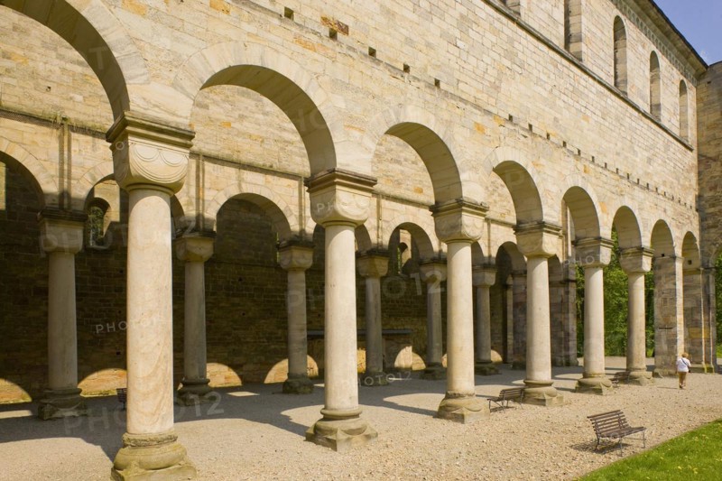 Paulinzella Monastery is a former Benedictine abbey, founded as a double monastery in Paulinzella in the Rottenbach Valley in Thuringia. The ruins of the monastery church are one of the most important Romanesque buildings in Germany