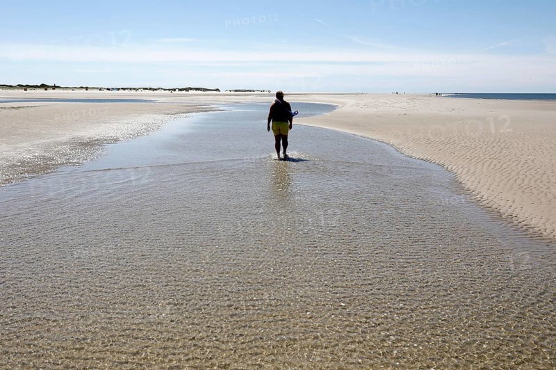 Beach coasts on the island of Amrum, Norddorf, 15.06.2020