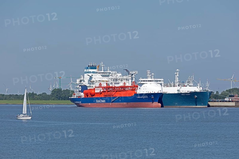 Ships, Sailing boat, Harbour, Elbe, Brunsbüttel, Schleswig-Holstein, Germany, Europe