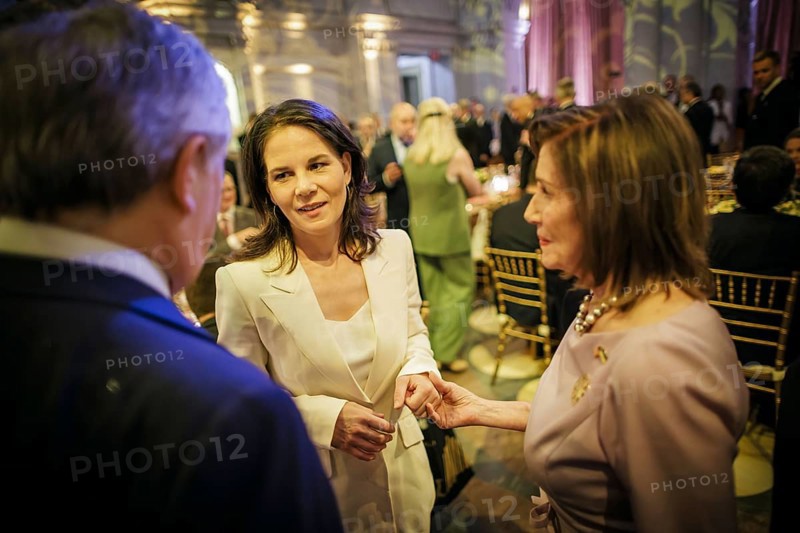 NATO summit meeting in Washington. Dinner of the Foreign Ministers and Permanent Representatives, given by the Secretary of State of the United States of America, Antony Blinken. Here together with Nancy Peslosi Washington, 10.07.2024