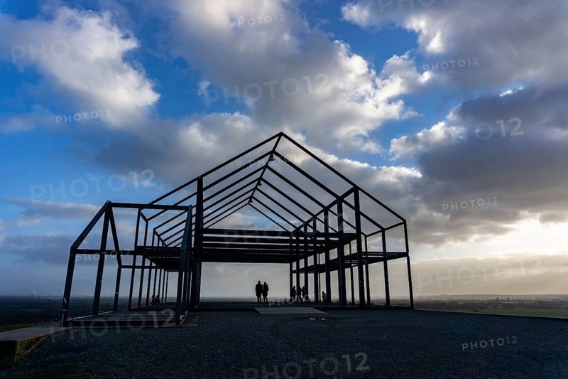 The Norddeutschland spoil tip in Neukirchen-Vluyn, a mining spoil tip, today a landscape park, landmark, indoor artwork, North Rhine-Westphalia, Germany, Europe