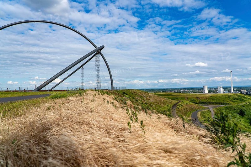 Hoheward spoil tip, the horizontal observatory, Herten, North Rhine-Westphalia, Germany, Europe