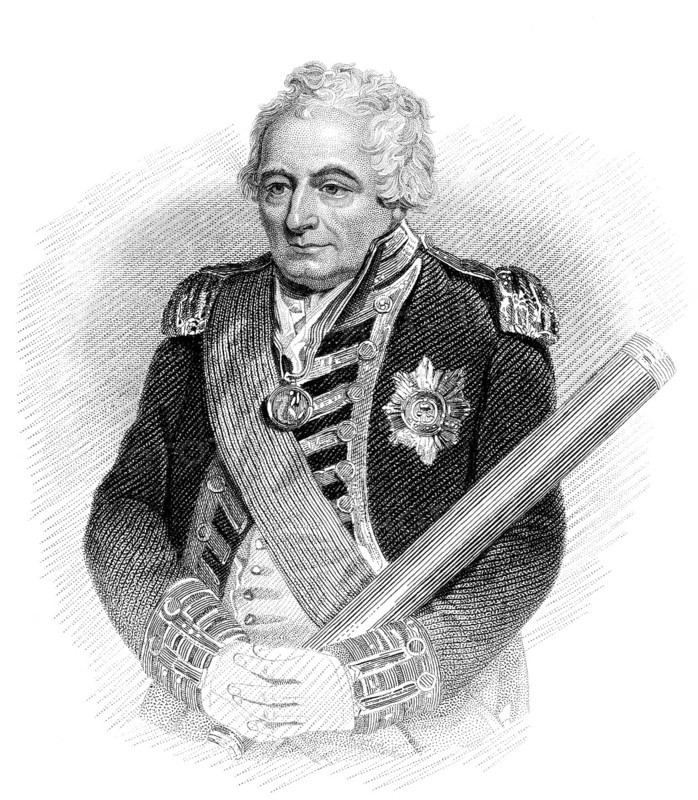 Admiral der Flotte John Jervis, 1. Graf von St. Vincent, 1735-1823, Admiral in der Königlichen Marine