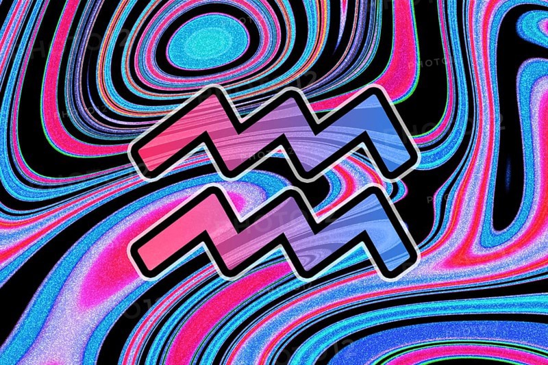 Aquarius zodiac sign, funky horoscope, Horoscope Astrology background, Aquarius, funky zodiac