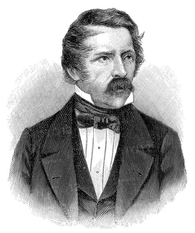 Carl August von Steinheil, 1801 - 1870, a German physicist, inventor, engineer and astronomer, Carl August von Steinheil, 1801 - 1870, ein deutscher Physiker, Astronom, Optiker und Unternehmer
