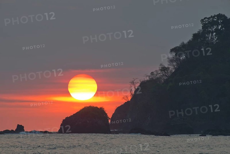 Sunset in Manuel Antonio National Park, Costa Rica, Central America
