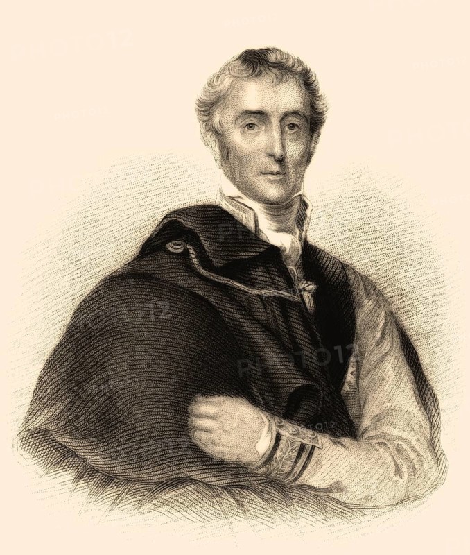 Arthur Wellesley, 1. Duke of Wellington, 1769-1852, Feldmarschall und britischer Militärführer, Außenminister und Premierminister