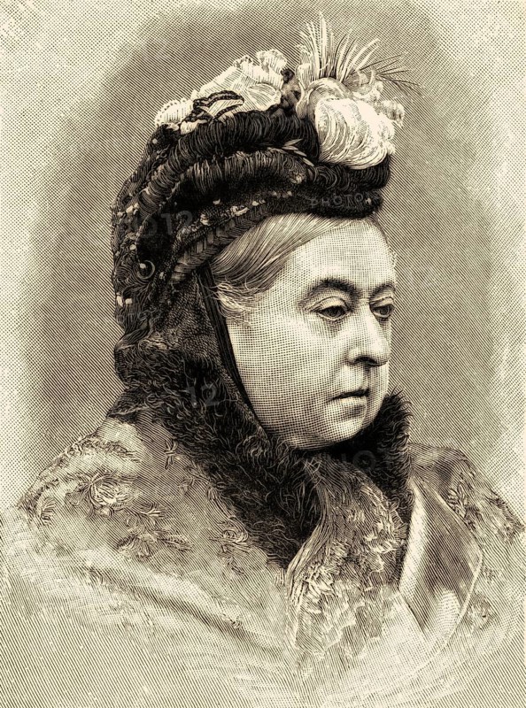 Queen Victoria or Alexandrina Victoria, 1819 - 1901, Queen of the United Kingdom of Great Britain and Ireland, Empress of India