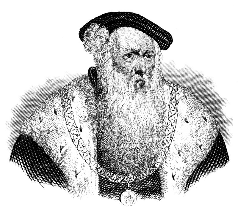 Portrait of Gustav I of Sweden, Gustav Vasa or Gustav Eriksson Vasa or Gustav I, 1496-1560, Swedish king from 1523-1560, Portrait von Gustav I. Wasa, oder Gustav Vasa, Gustav Eriksson Vasa oder Gustav I, 1496 - 1560, war von 1523 bis 1560 schwedischer König