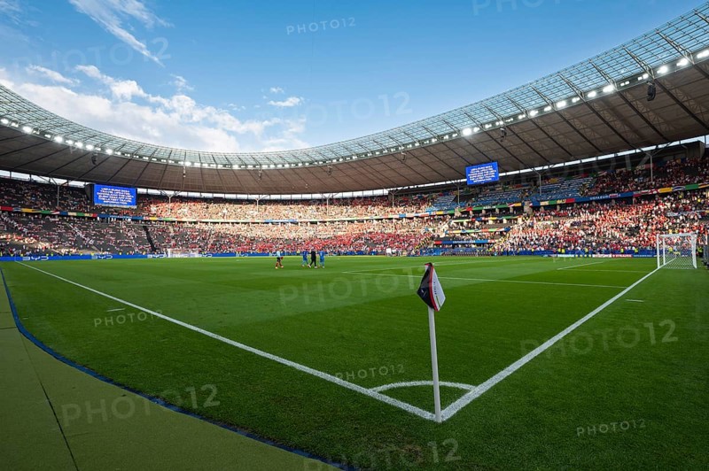BERLIN, GERMANY - JUNE 21, 2024: Euro 2024 Groupe D match Poland vs Austria 1:3. Olimpic Stadium Olympiastadion
