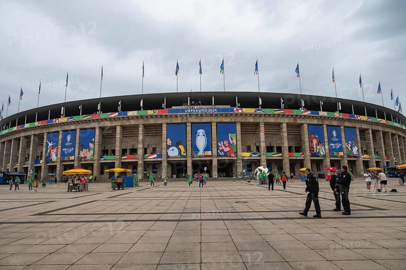 BERLIN, GERMANY - JUNE 21, 2024: Euro 2024 Groupe D match Poland vs Austria 1:3. Olimpic Stadium Olympiastadion