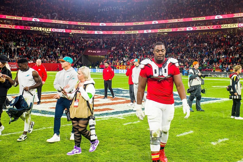 NFL International Series /Game : Miami Dolphins vs. Kansas City Chiefs  on 05. Nov. 2023, in the Deutsche Bank Park , Frankfurt a.M. , Germany, Europe