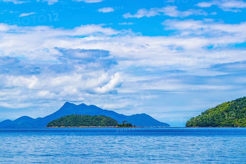 Amazing Mangrove beach and Pouso beach on the big tropical island Ilha Grande in Angra dos Reis Rio de Janeiro Brazil