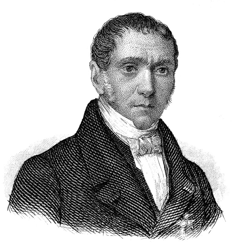 Portrait of André Marie Jean Jacques Dupin, Dupin the Elder, 1783 - 1865, a French jurist and politician, Portrait von André Marie Jean Jacques Dupin, Dupin der Ältere, 1783 - 1865, ein französischer Jurist und Politiker