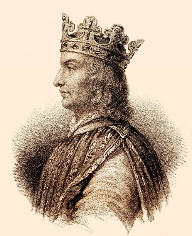 Philip II, called Philip Augustus, Philipp II. August, Philippe Auguste, 1165-1223, King of France from the House of Capet
