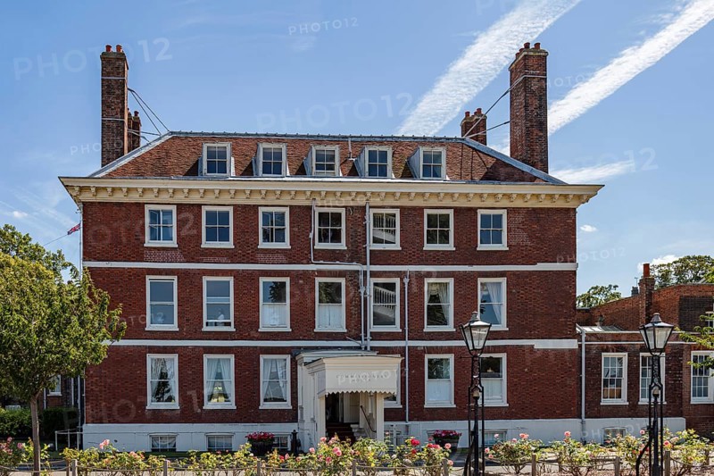 CHATHAM, KENT, UK, AUGUST 9. View of the Commissioners house in Chatham, Kent, UK on August 09, 2024
