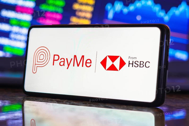 In this photo illustration, the PayMe logo is displayed on a smartphone screen