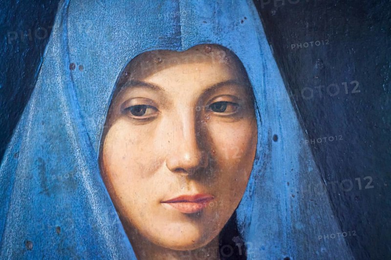 Picture of Annunziata by Antonello da Messina. Palermo, Sicily. Italy
