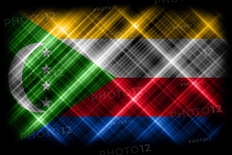 Comoros flag, national flag, modern flag background