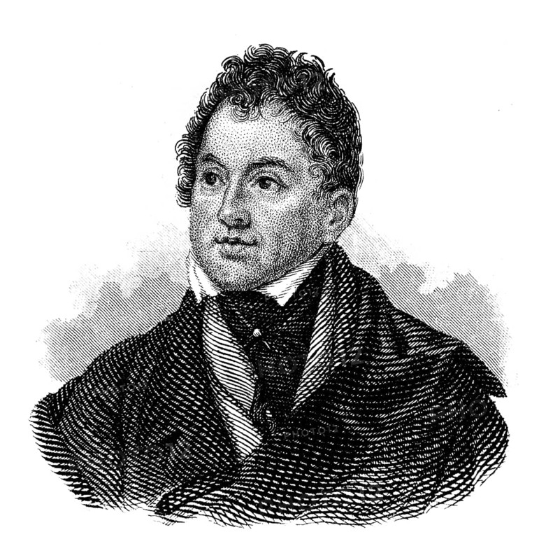 Thomas Moore, 1779 - 1852, an Irish poet, writer, translator, and ballad singer, Portrait von Thomas Moore, 1779 - 1852, ein irischer Dichter, Schriftsteller, Übersetzer und Balladen-Sänger