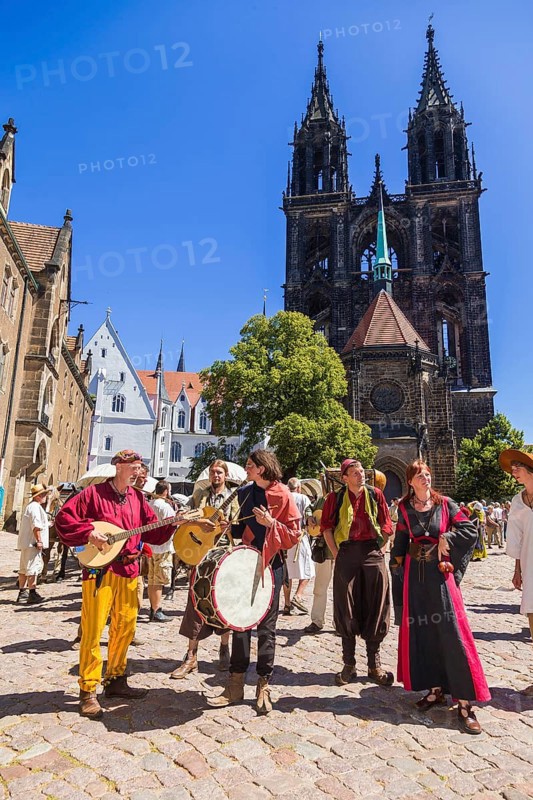 Settlers' procession at Albrechtsburg Castle