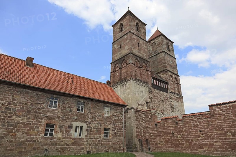 Premonstratensian Monastery of Saint Mary in Veßra, Hildburghausen County, Thuringia, Germany, Europe