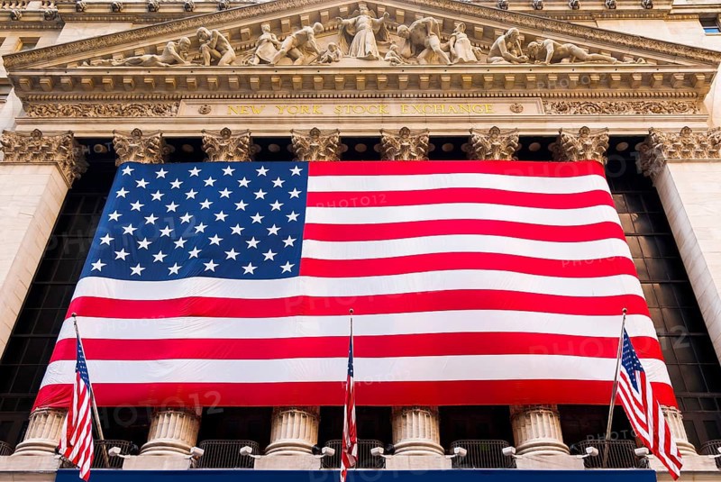 New York stock exchange, stock exchange, financial district, Manhattan, New York City, USA, North America