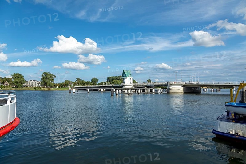 Bascule bridge, Kappeln, Schlei, Schleswig-Holstein, Germany, Europe