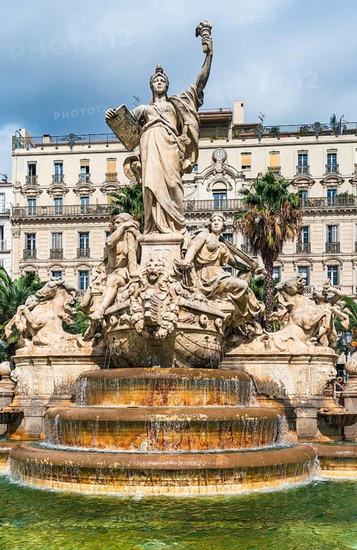 Fontaine de la Federation, Place de la Liberte, Toulon, France, Europe