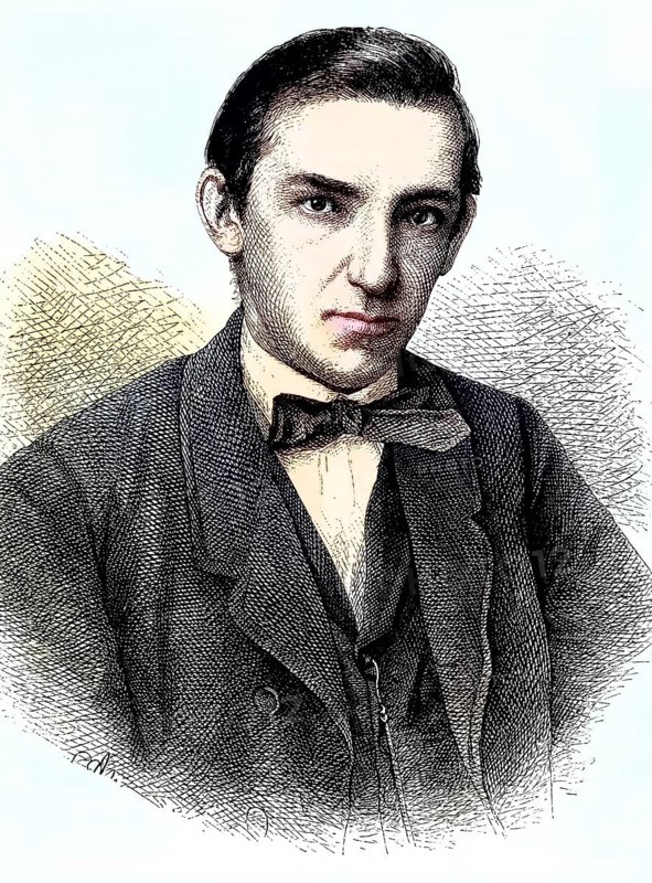 Friedrich Dittes, 1829, 1896, a German pedagogue who, as a reformer of the Austrian school system, also opposed the influence of the clergy, around 1885, Historical, digitally restored reproduction from a 19th century original, a German pedagogue who, as a reformer of the Austrian school system, also opposed the influence of the clergy, around 1885, Historical, digitally restored reproduction from a 19th century original