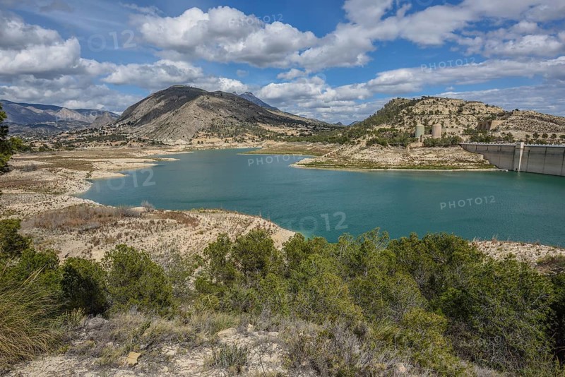 Amadorio River Reservoir, Villajoyosa, Alicante, Costa Blanca, Spain, Europe