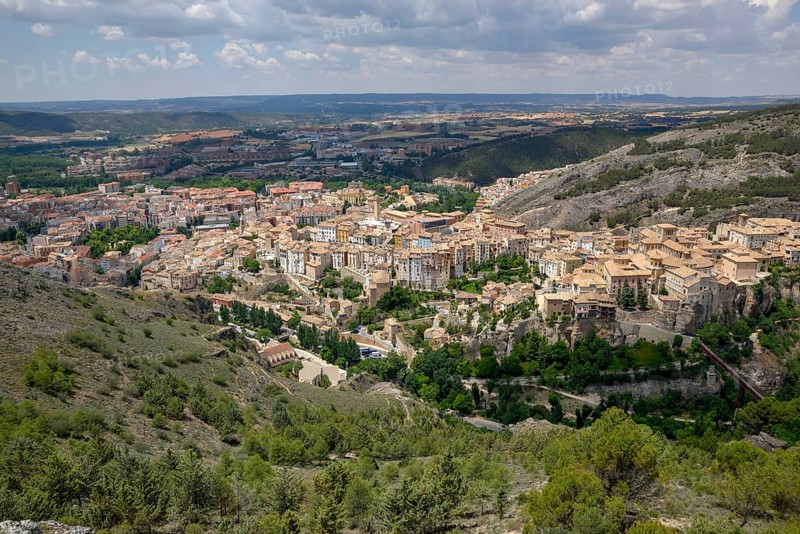 Old Town of Cuenca, Castilla-La Mancha Region, Spain, Europe