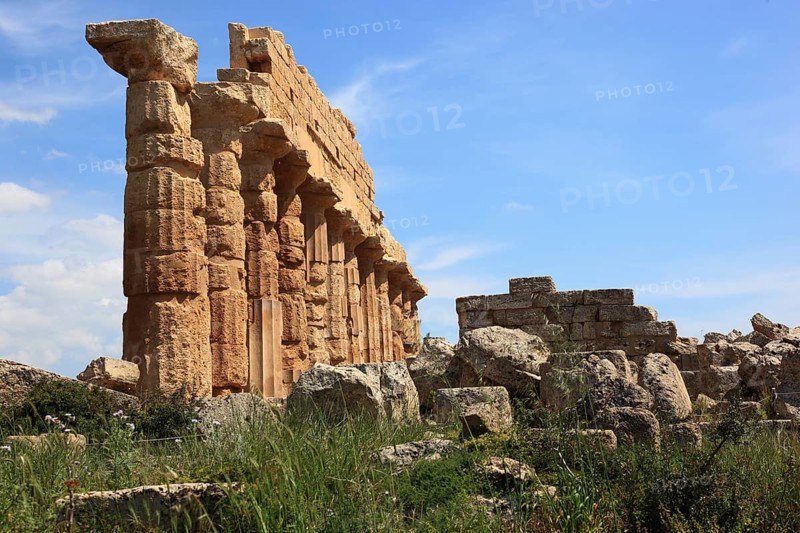 Selinunte, remains of the temples of the acropolis in the archaeological site of Selinunte, Trapani province, Sicily, Italy, Europe