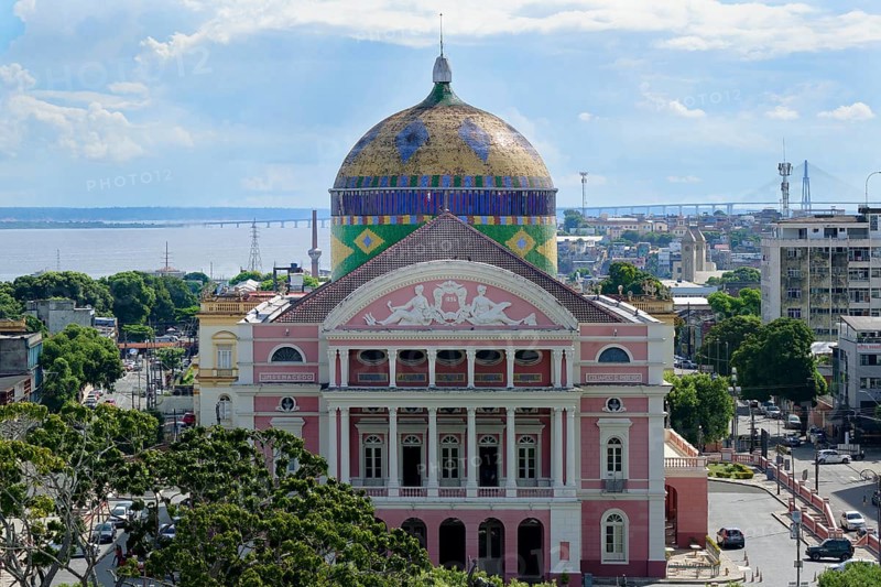 Belle Epoque Amazon Theatre, Manaus, Amazonia State, Brazil, South America